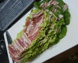 濃厚あさりだしスタミナ豚白菜簡単鍋作り方5写真