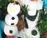 ☆初オラフ弁当でもリアルに(o≧▽゜)o作り方8写真