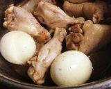 コラーゲンたっぷり、鶏手羽元の煮物作り方3写真