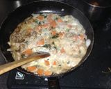 牛乳で作るカルボナーラ風パスタ作り方4写真