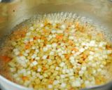 土鍋でご飯☆根菜と明太子の炊込みご飯作り方3写真