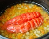 土鍋でご飯☆根菜と明太子の炊込みご飯作り方5写真