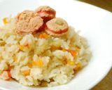 土鍋でご飯☆根菜と明太子の炊込みご飯作り方8写真