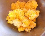 こね時間1分★天然酵母かぼちゃチーズパン作り方8写真