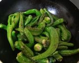 万願寺唐辛子(ししとう)だけのくたくた煮作り方3写真