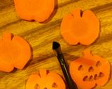ハロウィン♪人参ランタンとチーズおばけ作り方6写真