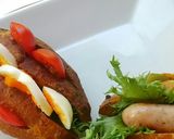 カレー味パンのサンドイッチ作り方12写真