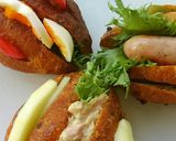 カレー味パンのサンドイッチ作り方14写真
