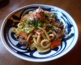 カレー焼きうどん♪作り方5写真