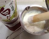 まろやか☆柿と春菊の白和え作り方3写真