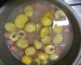 栗とウィンナーご飯作り方3写真