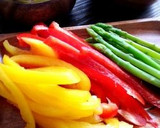 秋～きのこtoさつま芋no和風味噌パスタ作り方1写真