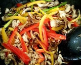 秋～きのこtoさつま芋no和風味噌パスタ作り方5写真