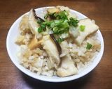 俺流!たっぷりキノコだけの炊き込みご飯作り方6写真