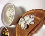 パンケーキのクリームチーズのせ♪作り方6写真