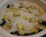 土鍋で栗ごはん～圧力鍋による皮むきから～作り方14写真
