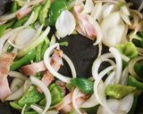 簡単☆ナポリタン風焼きそば作り方2写真