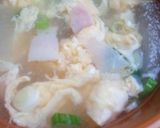 とろ～り♡冬瓜とベーコンの中華風卵スープ作り方3写真