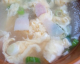 とろ～り♡冬瓜とベーコンの中華風卵スープ作り方3写真
