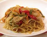 簡単『素麺チャプチェ』焼肉タレ祭り作り方4写真