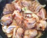 鶏もも肉&玉ねぎのてりてり焼き♡作り方4写真