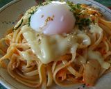 ♡簡単！ひとりご飯♡　キムチのパスタ作り方2写真