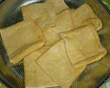彩りきれいな卵の巾着袋煮作り方1写真