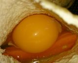 彩りきれいな卵の巾着袋煮作り方3写真