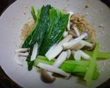 小松菜としめじのゴマ和え作り方4写真