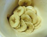 ごま塩きな粉　バナナトースト作り方1写真