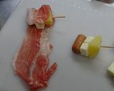 行楽のおともに✿３つ具材でミニ串カツ作り方3写真