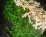 豆苗と厚揚げの炒め物作り方4写真
