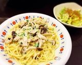 キノコのたらこパスタ作り方5写真
