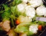 mやわらか鶏団子スープ作り方7写真