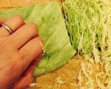 目からウロコ！簡単綺麗なキャベツの千切り作り方3写真