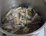 黄金色の本格鶏ガラスープ(青湯スープ)作り方6写真