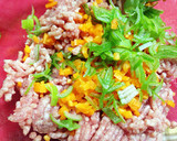 ゴマだれで仕上げる、肉だんごスープ作り方1写真