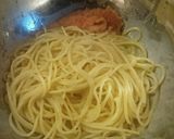 明太子のクリームパスタ作り方3写真