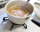3分で簡単♡とろ〜りニラたま味噌汁作り方2写真