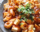 m節約！豆腐とちくわのチリソース作り方6写真