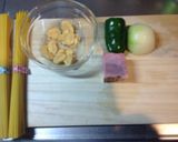 【簡単】焼きチーズナポリタン作り方1写真