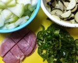 簡単冬瓜のミソ炒め作り方1写真