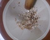 春菊とほうれん草の胡桃白和え作り方1写真