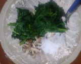 春菊とほうれん草の胡桃白和え作り方4写真