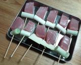 マグロの串カツ☆自家製タルタルソース添え作り方1写真
