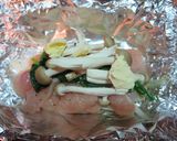 鶏むね肉とほうれん草のホイル焼き☆作り方5写真