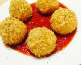 揚げない♫ピザ風味のライスコロッケ作り方8写真