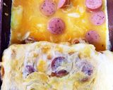 ☆キャベツとウインナーの卵焼き☆作り方5写真