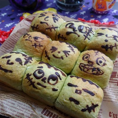 カボチャちぎりパン☆ハロウィンカボチャ by さとこぱんたーに