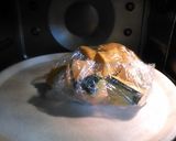 かぼちゃのレンジ蒸し中華ひき肉あんかけ作り方1写真